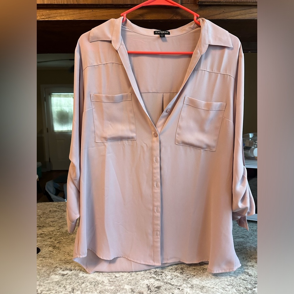 WOMENS EXPRESS ORIGINAL FIT BUTTON DOWN